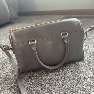 Saint Laurent Gray Leather Women's Bag